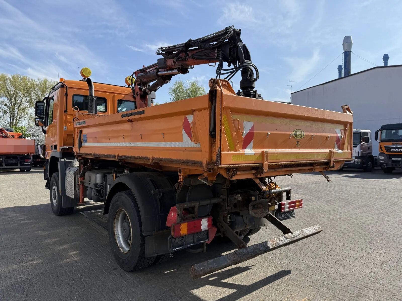 Mercedes-Benz ACTROS 2044 4x4 EURO5 WYWROTKA TRÓJSTRONNA Z HDS ATLAS 65.2 A2L  | Specjalny | Z Niemiec | TOP Stan | 1 wł | Meiller | 4x4 |