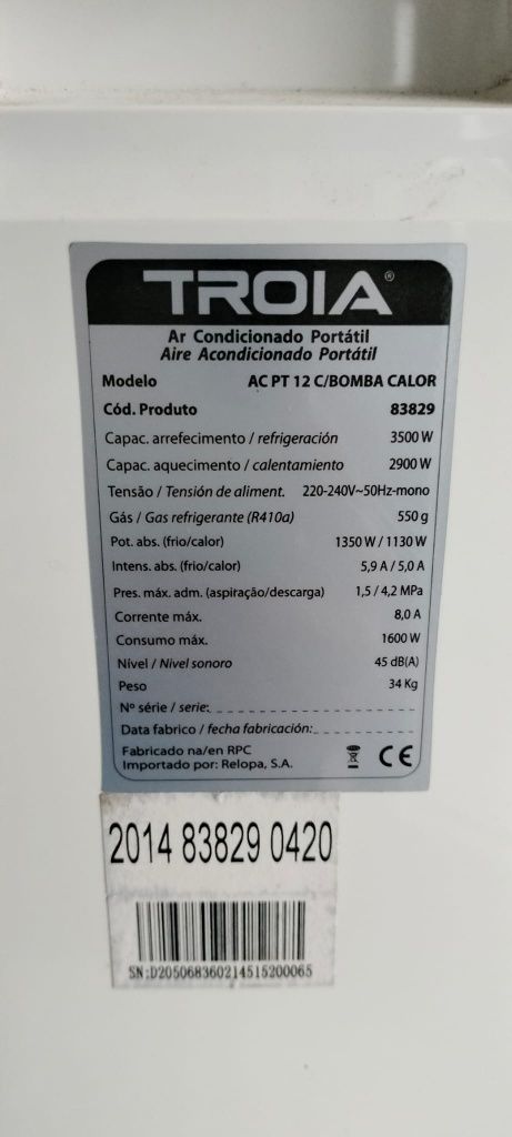 Ar condicionado Troia