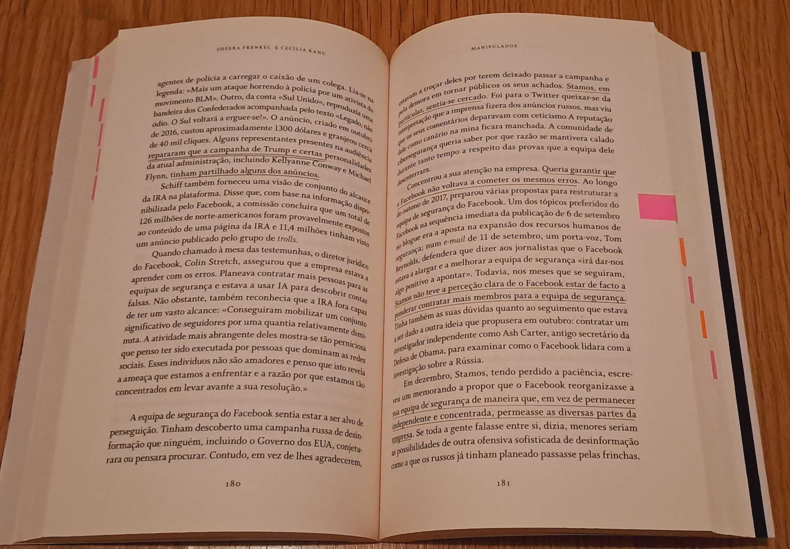 Livro: “ Manipulados” - Sheera Frenkel e Cecilia Kang