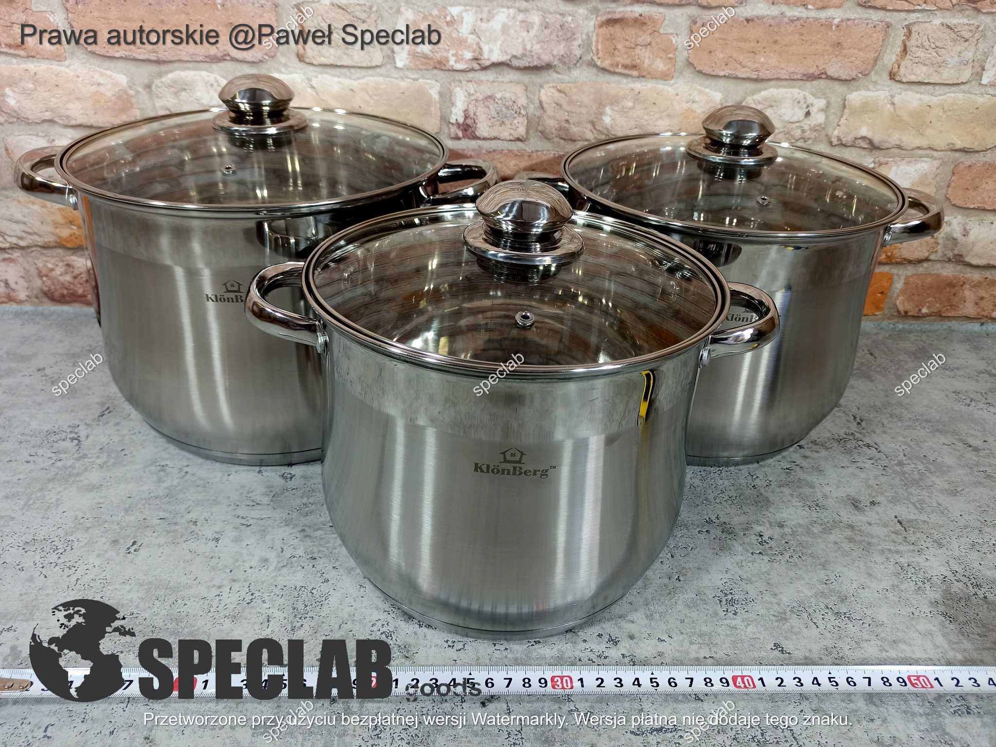 Zestaw garnków KLONBERG KB-2522. Gaz, indukcja, piekarnik