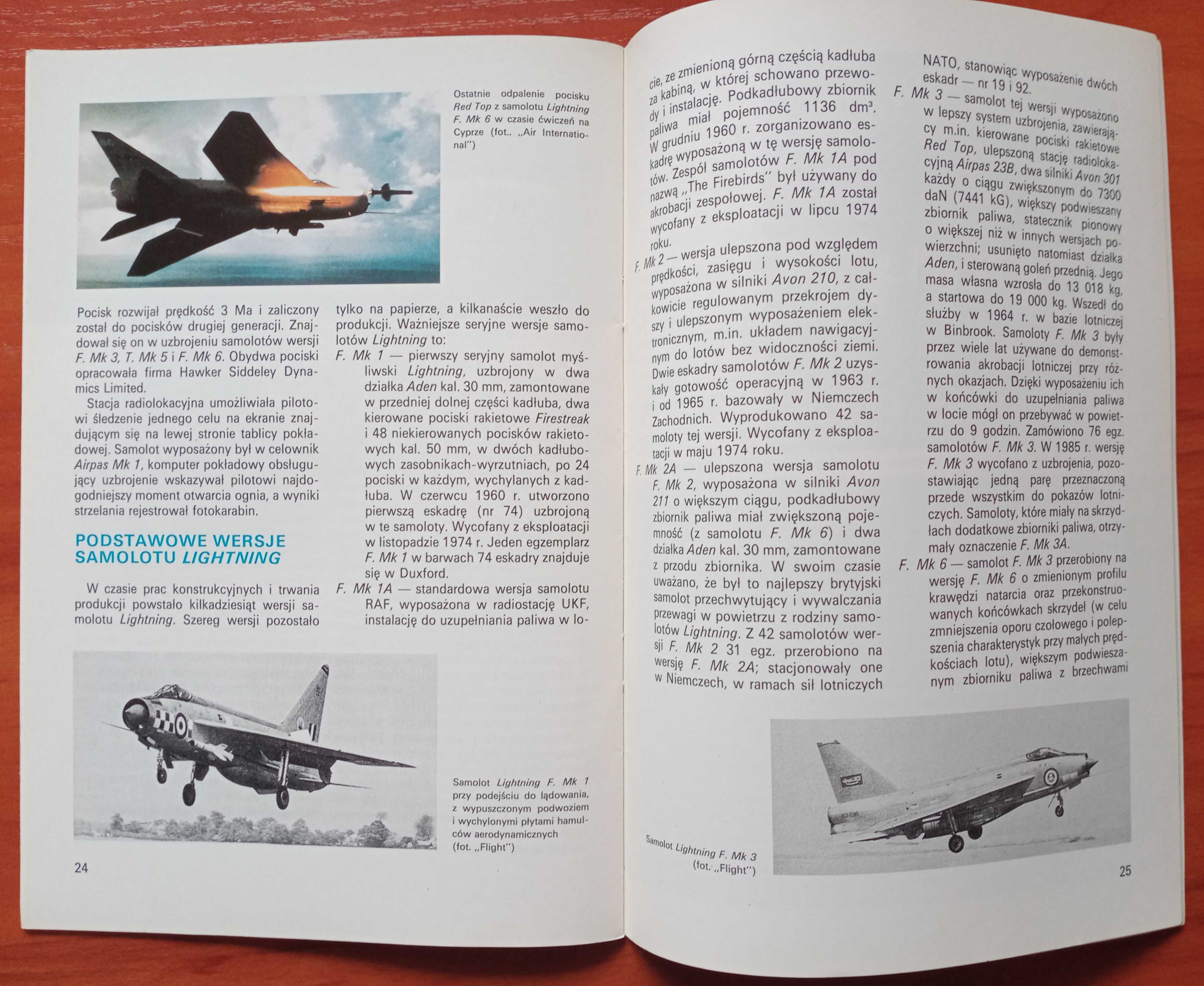 Jerzy Grzegorzewski, Samolot myśliwski BAC Lightning (TBiU 162)