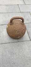 Zabytkowy  kettlebell odważnik kula 25 Kg