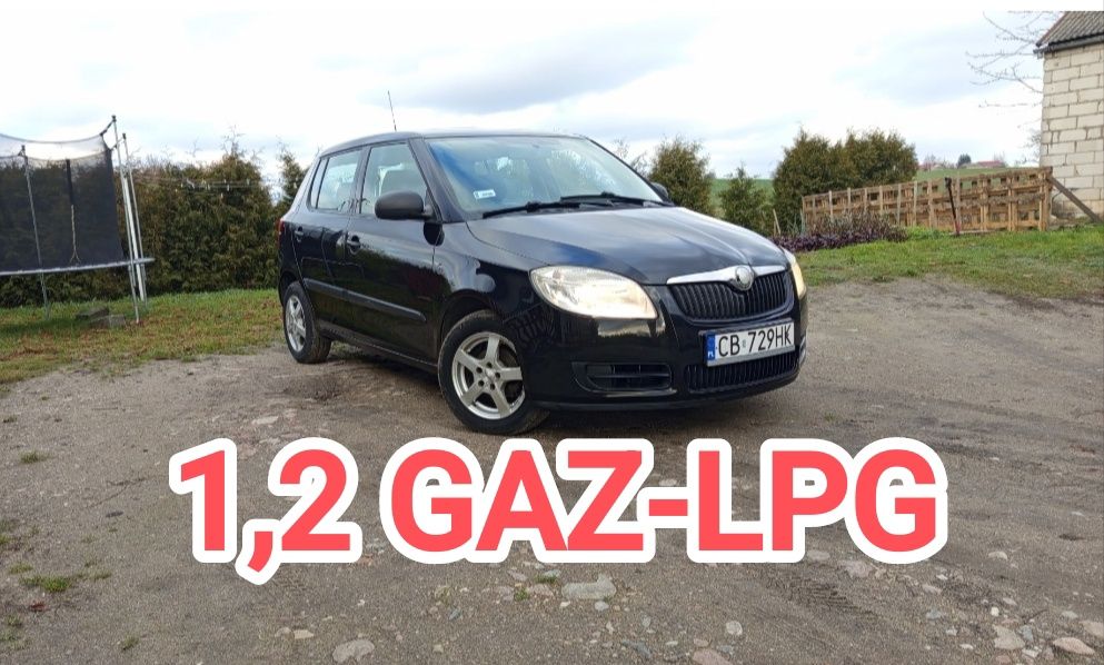 ZADBANA Skoda Fabia II polift 1,2 GAZ LPG 100km/18zl NOWY akumulator