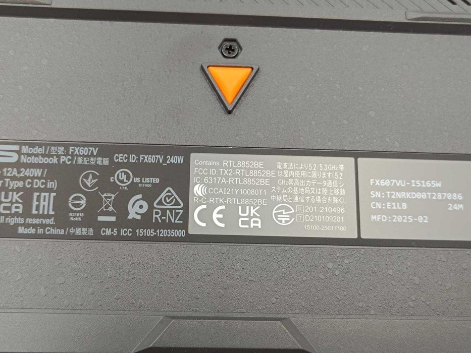 Laptop ASUS TUF Gaming F16 16 " Intel Core 5 16 GB/512 GB RTX 4050