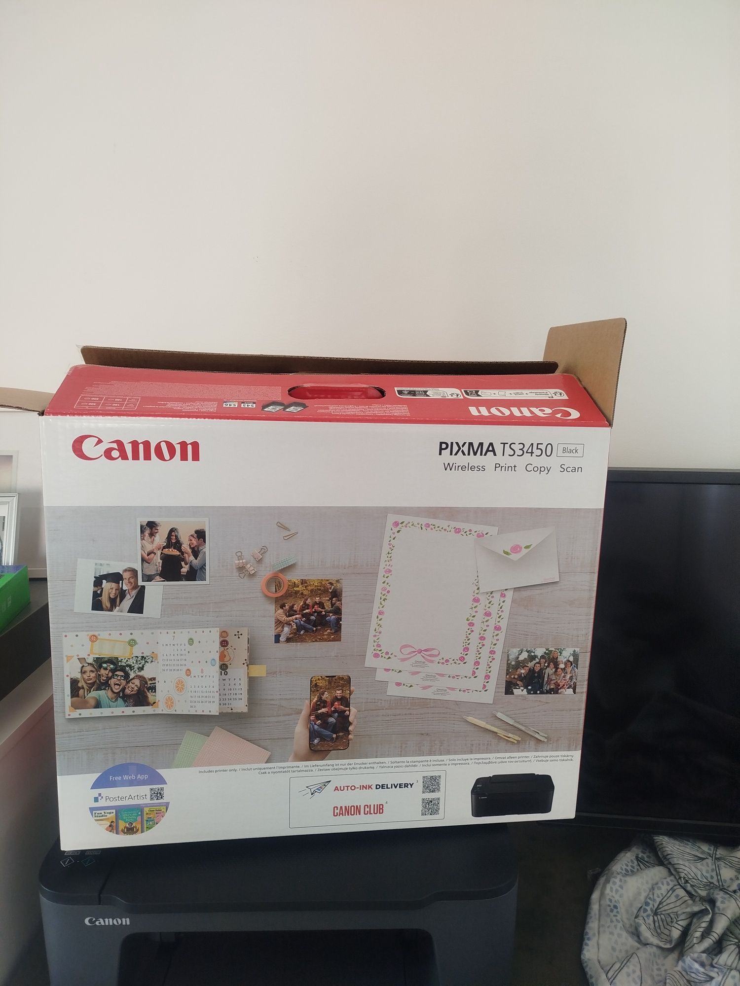 Drukarka Canon Pixma TS3450 czarna