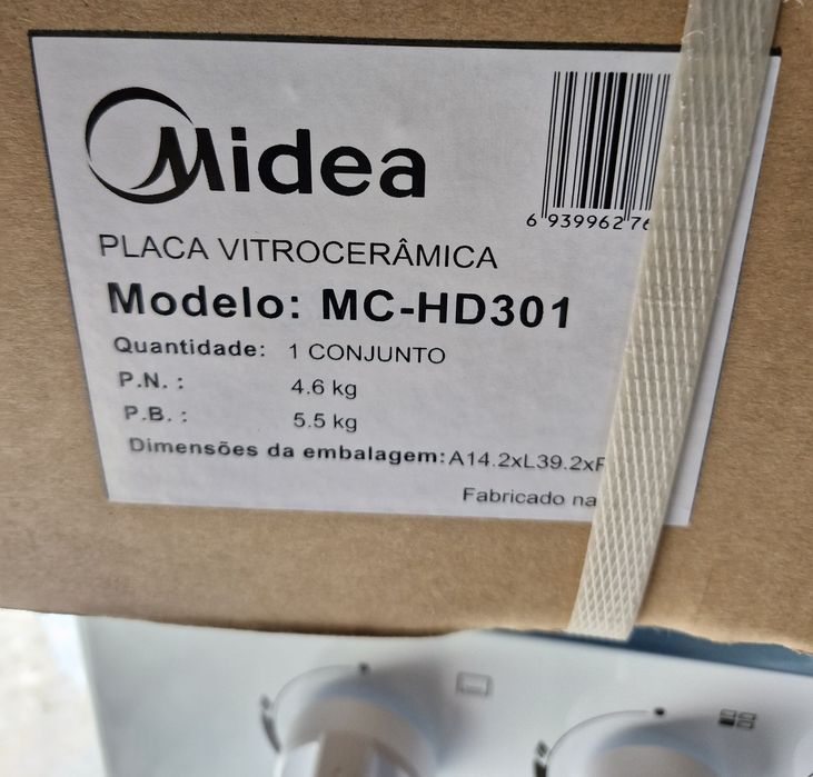 Placa vitroceramica  midea 2 discos