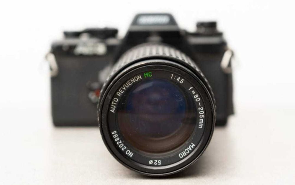 maguina fotográfica Revue AC3 + Auto Revuenon MC 80-205mm
