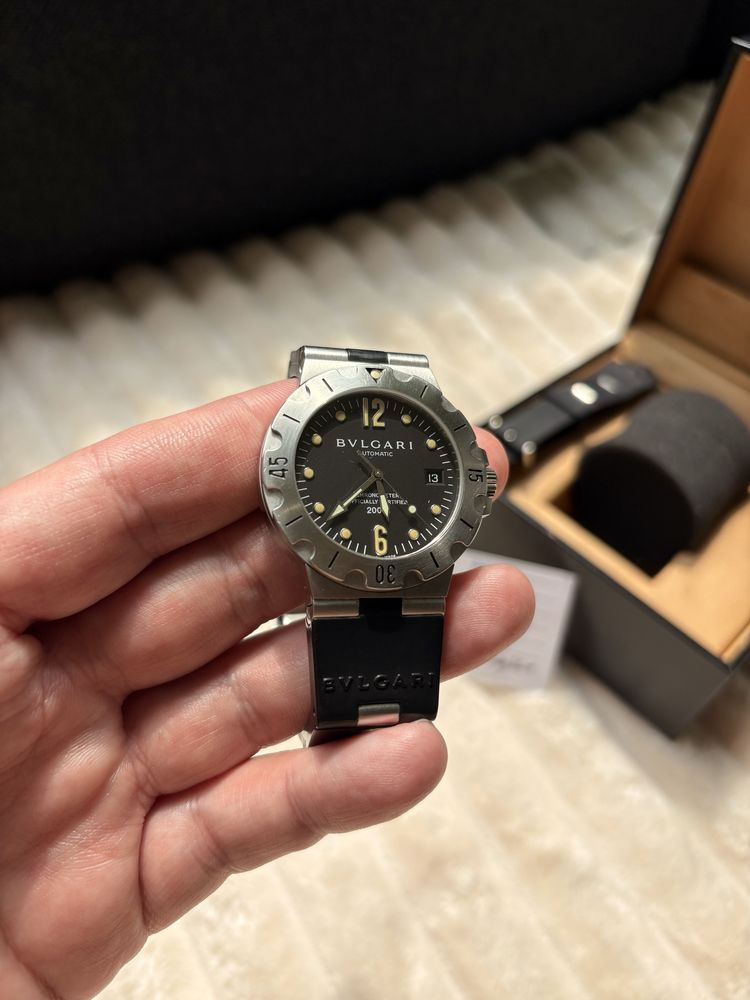 Zegarek Bulgari Diagono Scuba [nr ref. SD 38 S] po serwisie