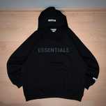 Czarna Bluza z kapturem Essentials Fear of God