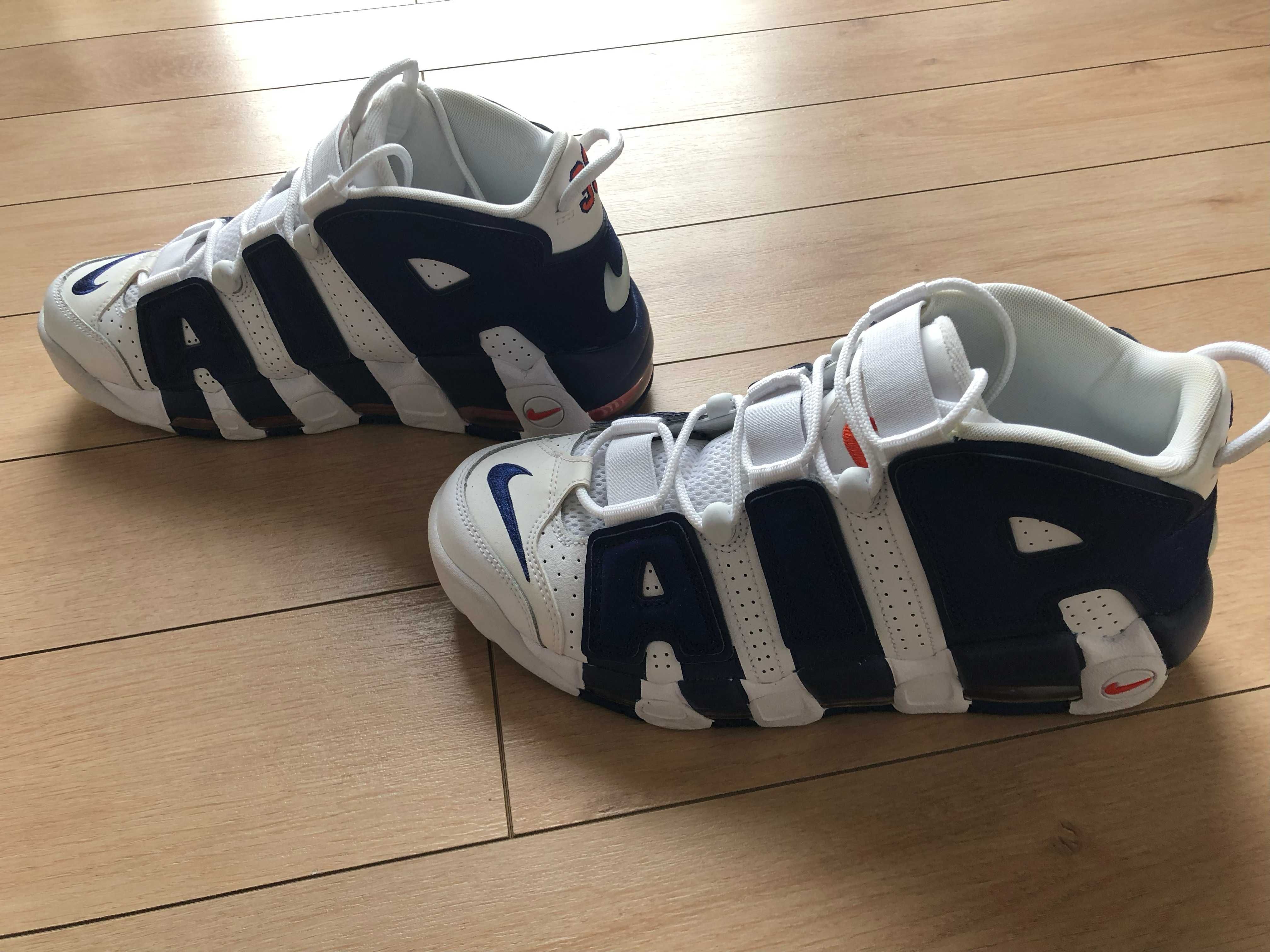nowe buty Nike Air More Uptempo 96 New York Knicks Royal Blue 33