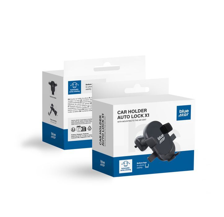 Blue Star Uchwyt Auto Lock X1 uniwersalny do kratki