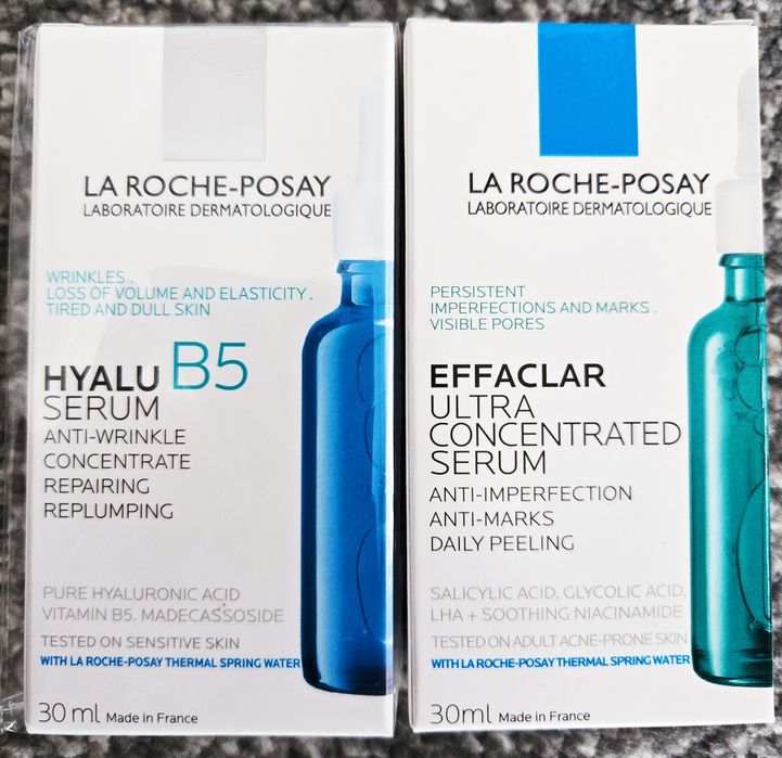 Serum Hyalu B5 +Effaclar Odmładzające La Roche Posay 2x30ML Do Twarzy