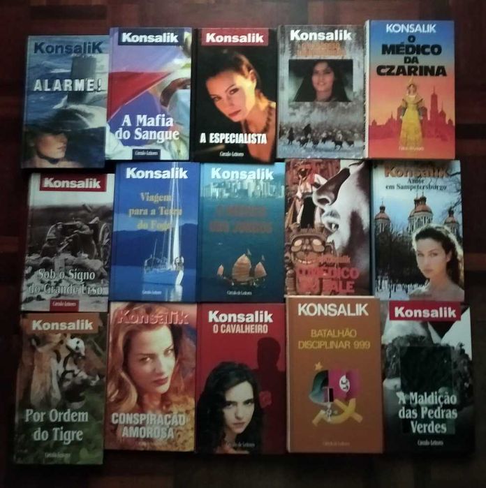 Livros de Heinz Konsalik  ( 5 , 4 e 3€ )