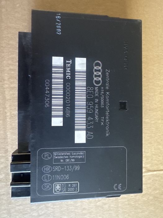 Modul komfortu audi a4 b6 b7