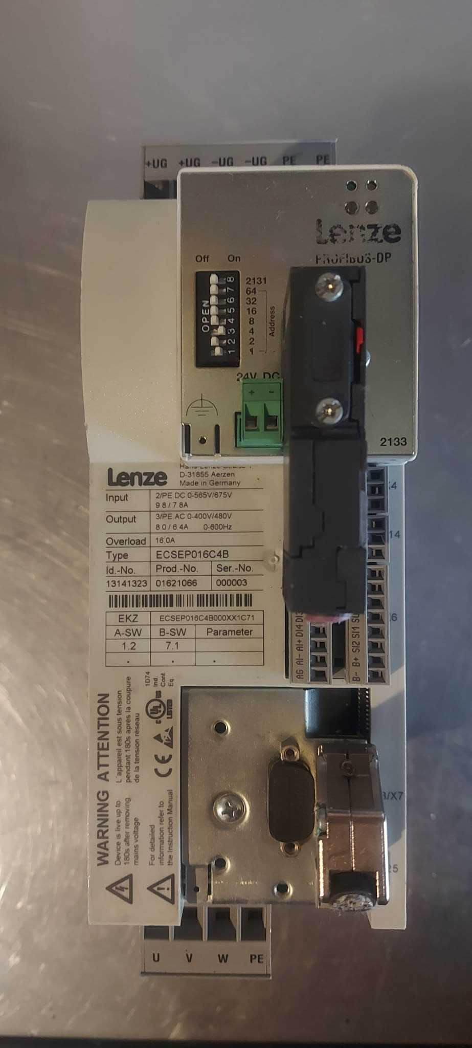 Serwonapęd Servo drive Lenze ECSEP016C4B Profibus DP