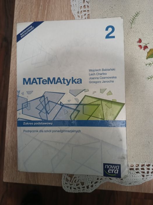 MATeMAtyka 2. Liceum i technikum. Podręcznik. Zakres podstawowy