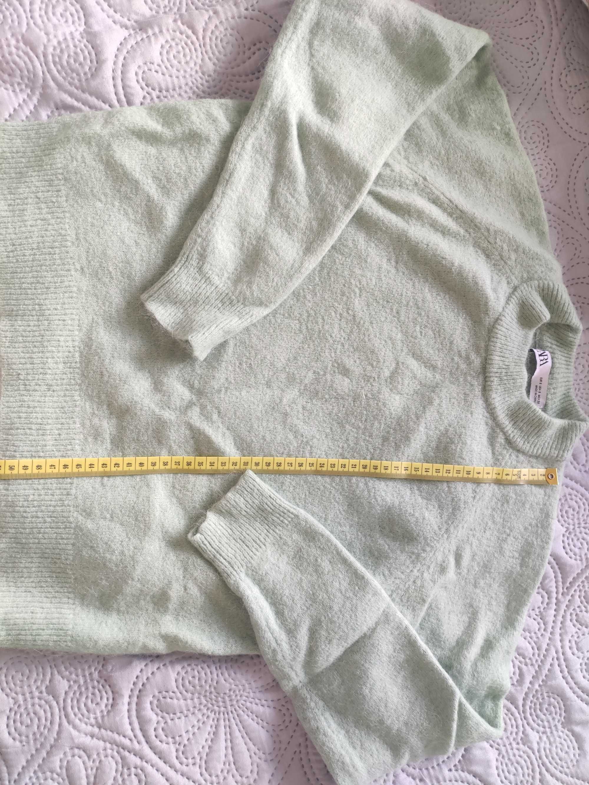 Sweter Zara, wełna i alpaka