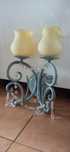 Lampa kinkiet stalowy