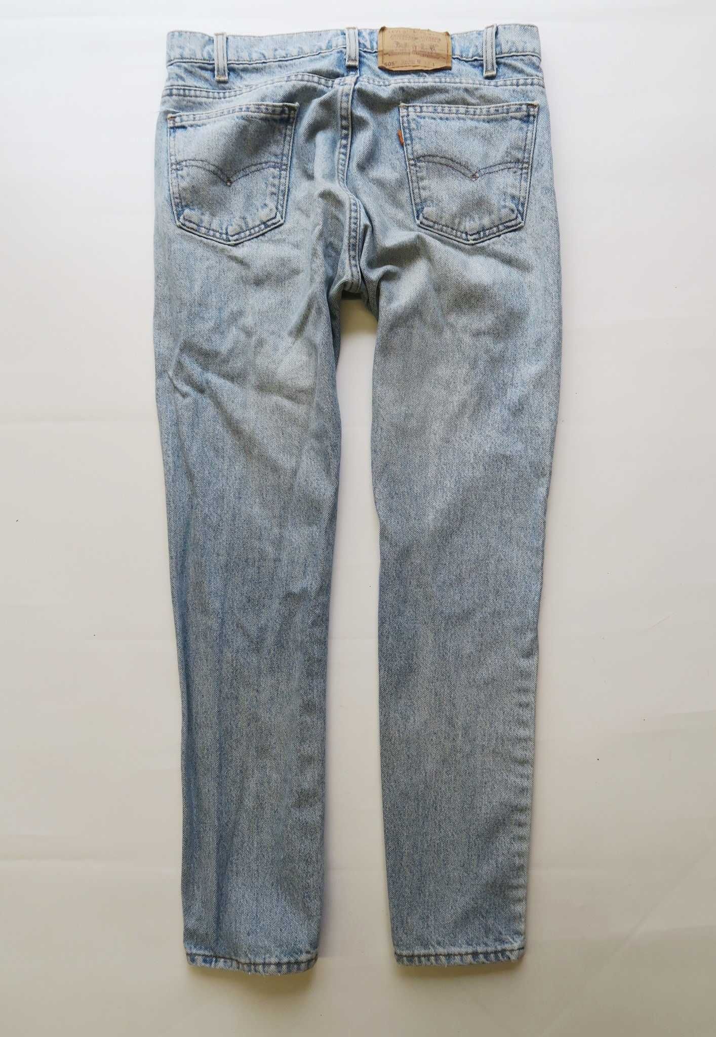 Levi's 505 spodnie jeansowe vintage orange tab 33/30