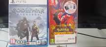 God of war ps5 40€. E Pokémon switch 35€ ou troco por outro.