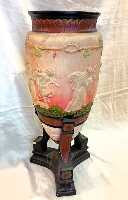 Vaso Cerâmica Policromada