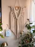 Makrama Jasmine dekoracja scienna, ozdoba boho, rekodzielo