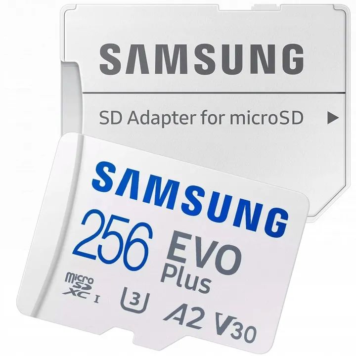 Karta Pamięci MicroSDXC 256 GB SAMSUNG EVO Plus