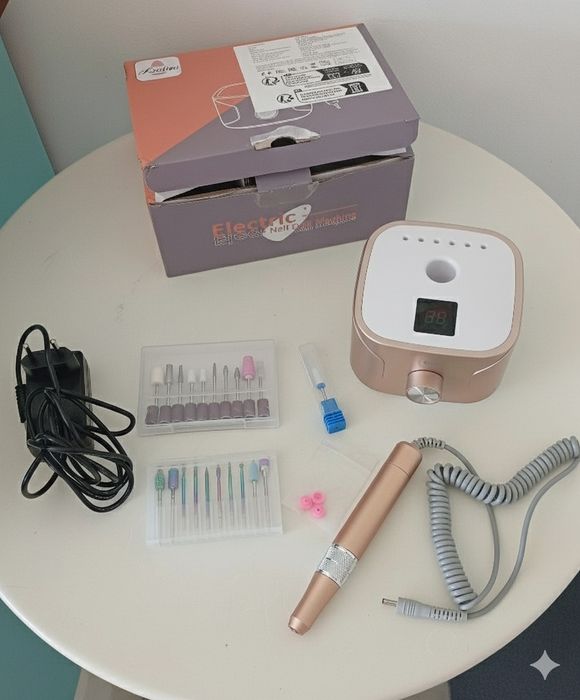 Máquina elétrica de unhas profissional+ Cabine