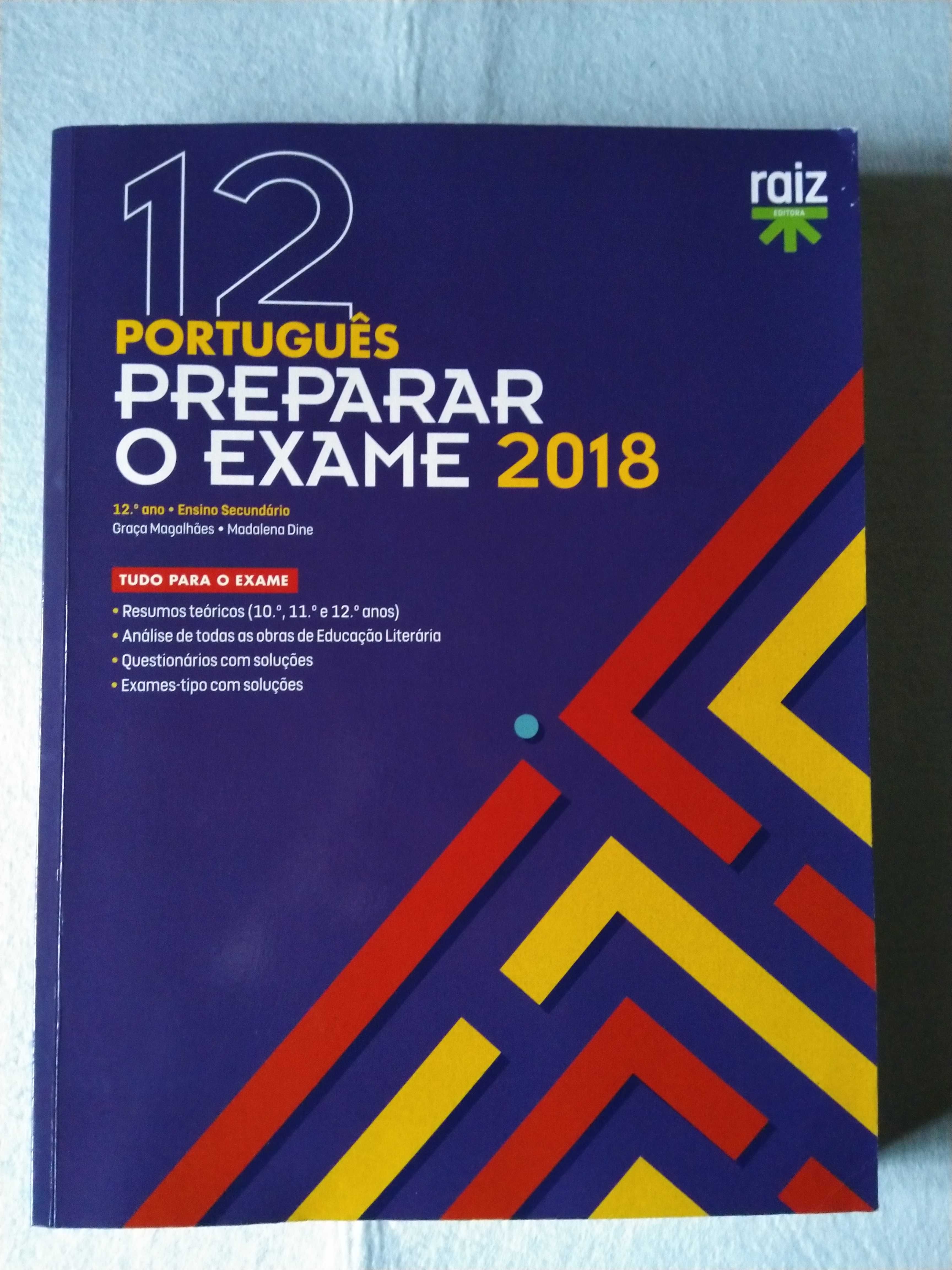 2 Livros de estudo para o exame de Português 12º