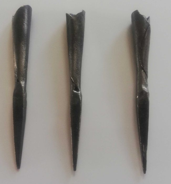 Groty do strzał drewnianych kute stalowe łuk