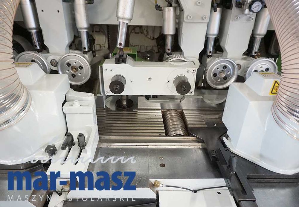 Strugarka czterostronna REIGNMAC RMM 723 na 7 głowic do mokrego drewna
