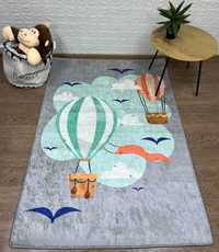 Килимок дитячий безворсовий килим ковер антиковзаюче покриття
