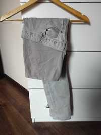 Spodnie ciazowe Mango 38 M szare jeansy