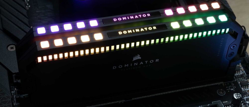 пам'ять DDR4 16GB Kit 2x8) 3466MHz CL16 Corsair DOMINATOR PLATINUM RGB
