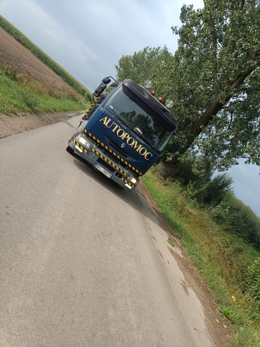 Renault Midlum 210.12  auto laweta / pomoc drogowa / tacho na tarczki