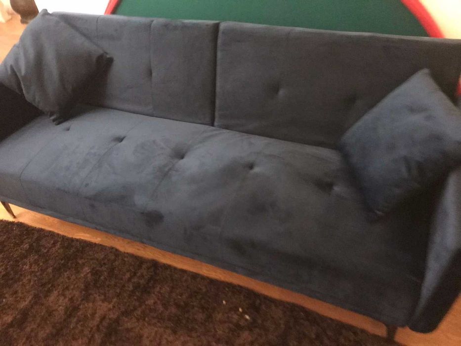 Sofa Cama Azul Royal - NOVO