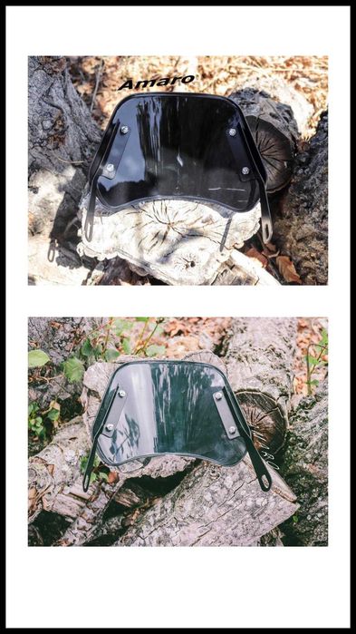 Viseira para Farol de Moto Estilo Cafe Racer e Scrambler (2 Cores) Nº2