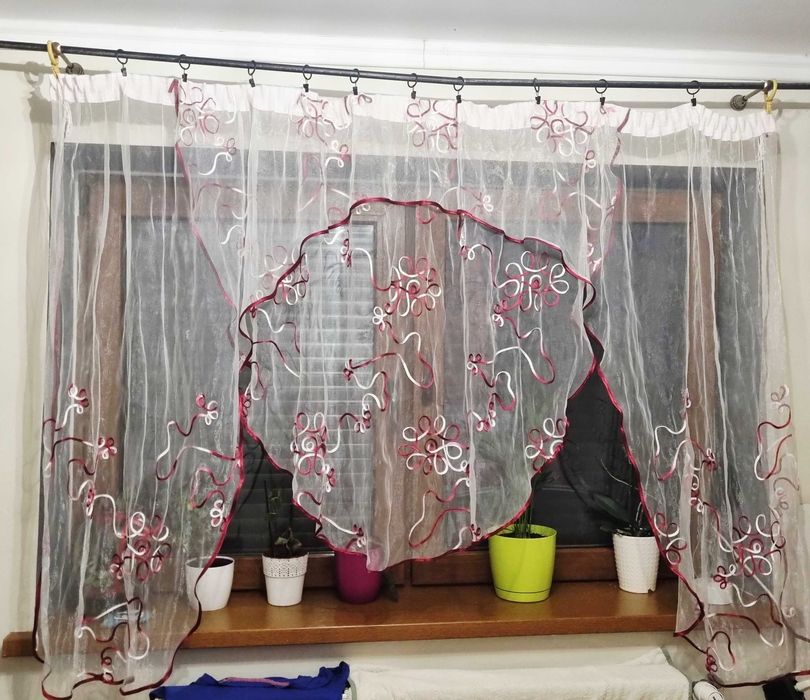 Firanka z obramówką