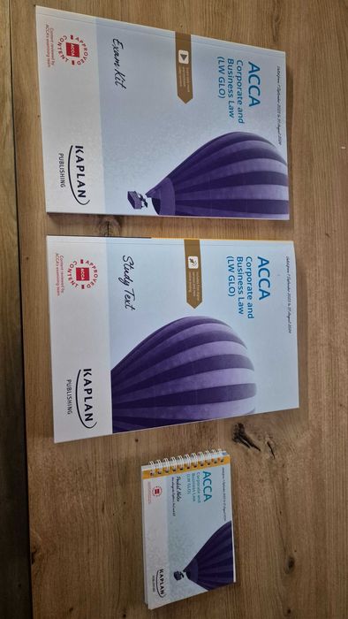 Kaplan ACCA F4 Corporate and Business Law (GLO) Full Kit Komplet