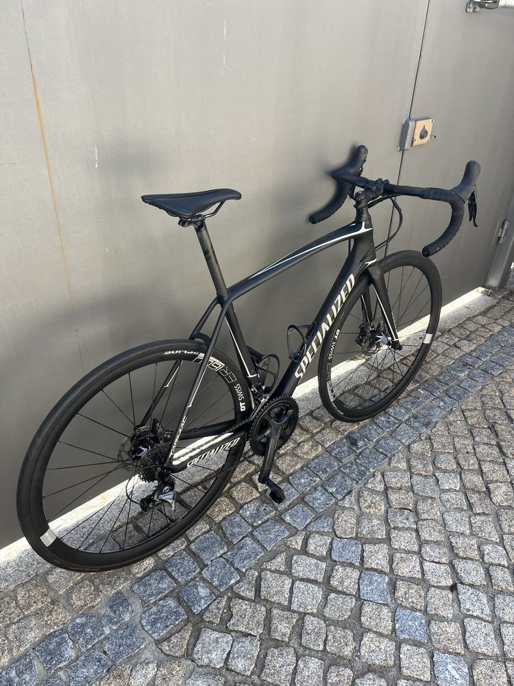 Bicicleta de estrada Specialized Tamarc carbono preta L (56)