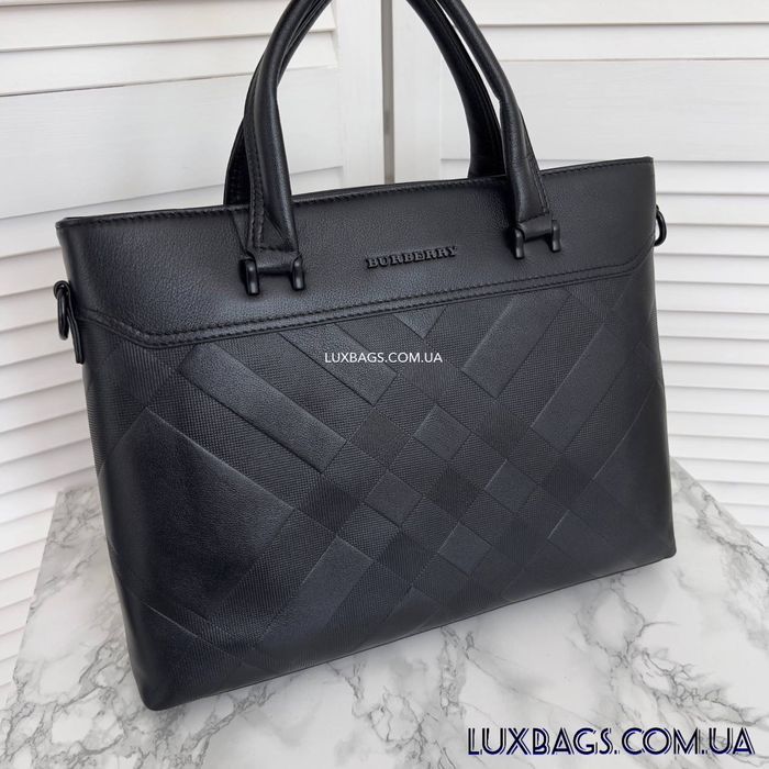 Мужской кожаный портфель Burberry сумка