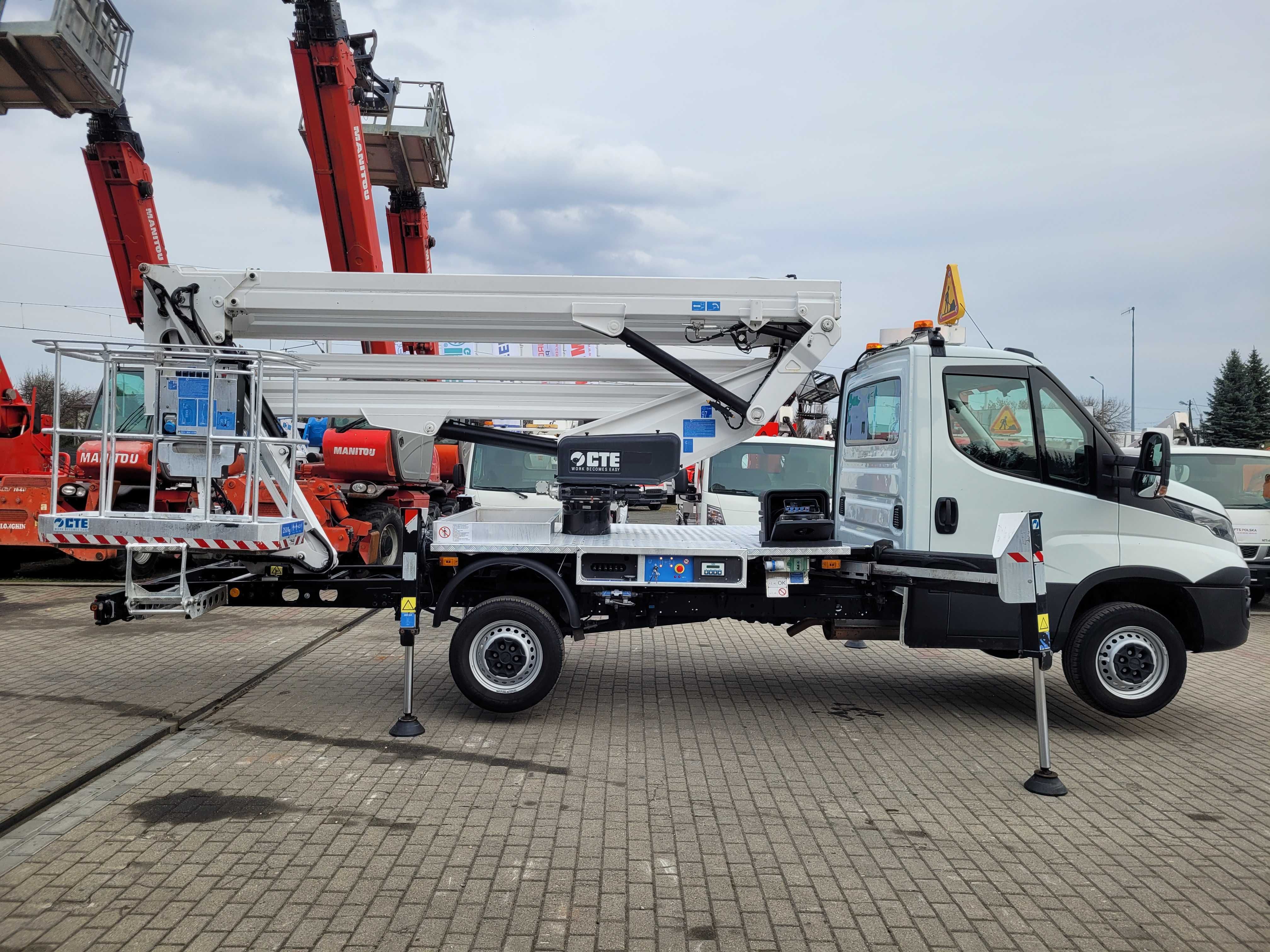 przegubowy/z/jib/podnośnik/cte/zed/23m/zwyżka/iveco/koszowy/multitel
