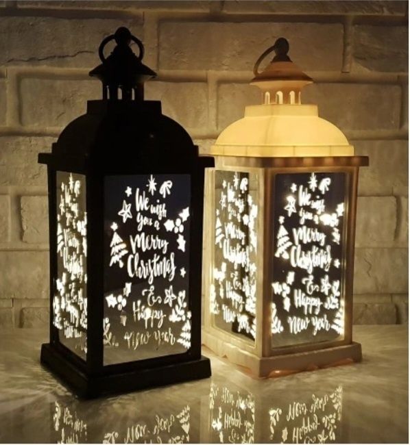 Lampion led latarnia Boże Narodzenie  adwent lampa