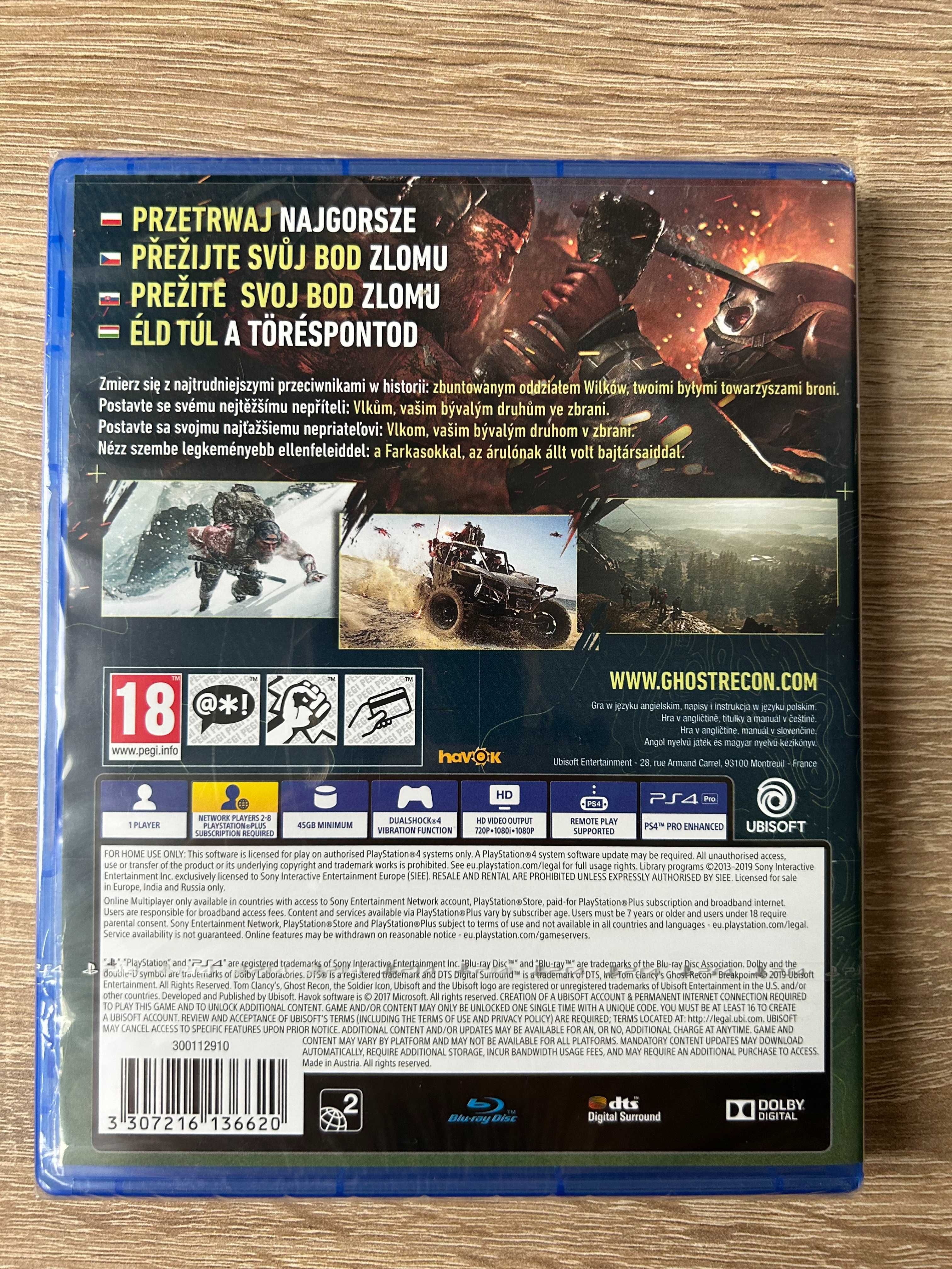 Tom Clancy’s Ghost Recon: Breakpoint - PS4 - PL - NOWA, FOLIA