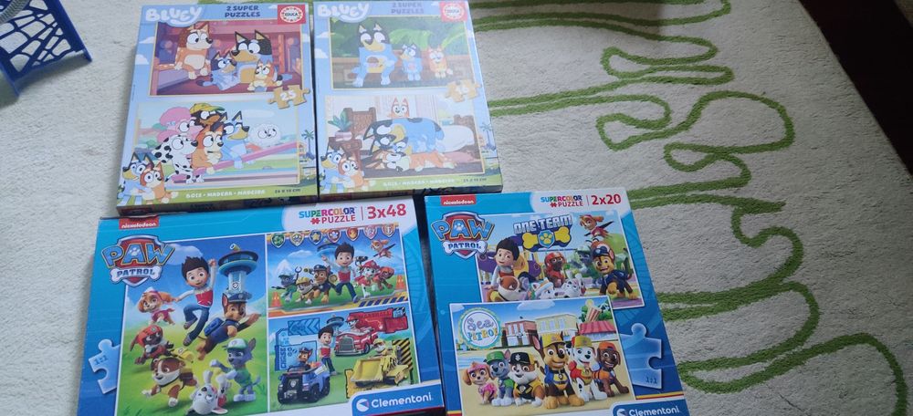 puzzles patrulha pata e bluey