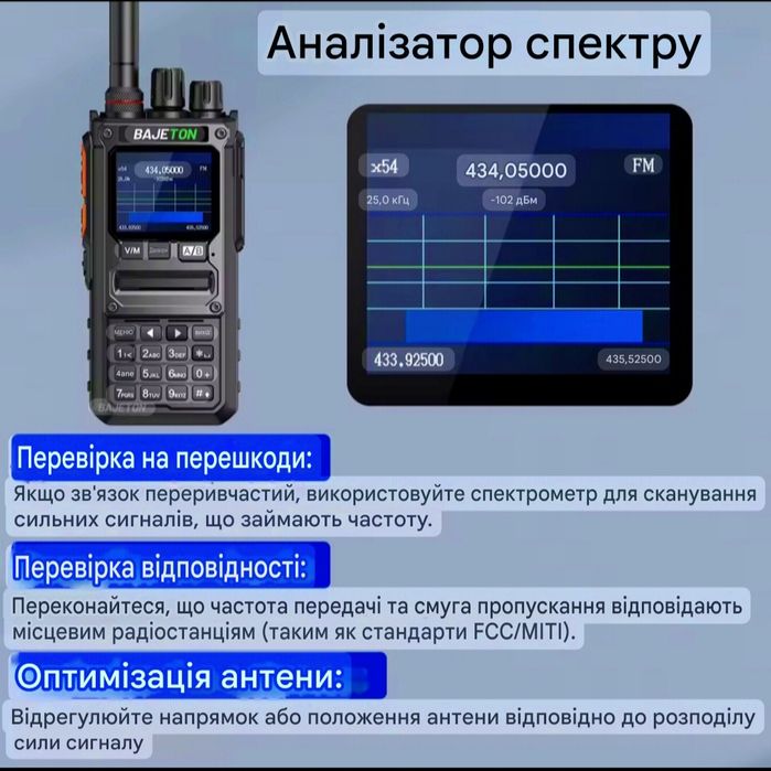 Рація  BAJETON BJ-7800 10w ( Radtel rt-920)