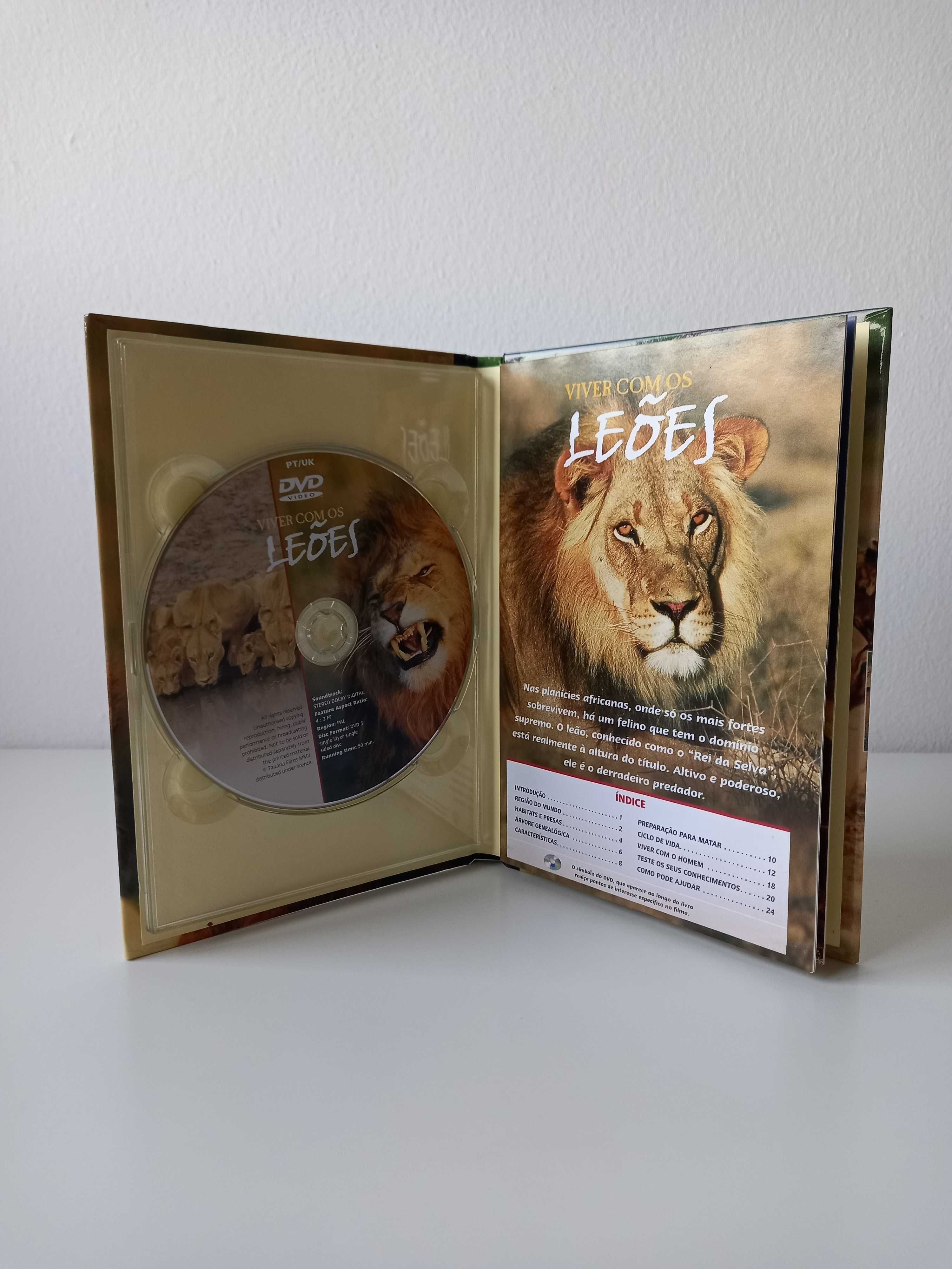 Lote de 5 DVDs como novos, Filmes e Documentários