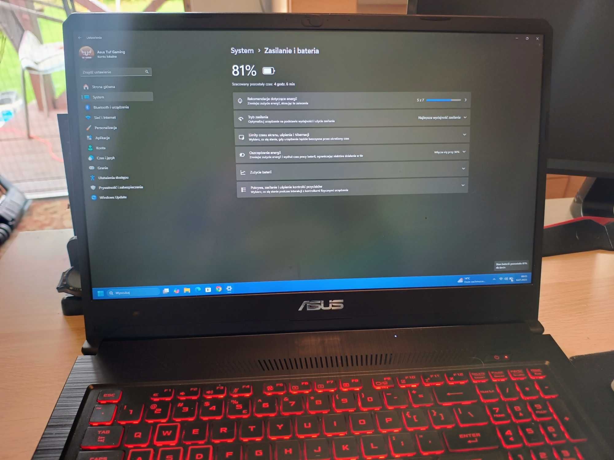 Laptop ASUS TUF Gaming FX705DY R5-3550H/16GB/512GB+1TB