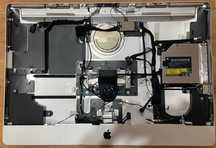 iMac 27" 2009/2010 запчасти: корпус CPU радиатор болты датчик Wifi пр.
