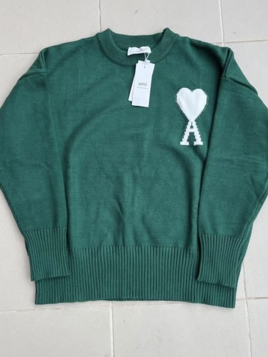 Sweat Ami Paris verde escura